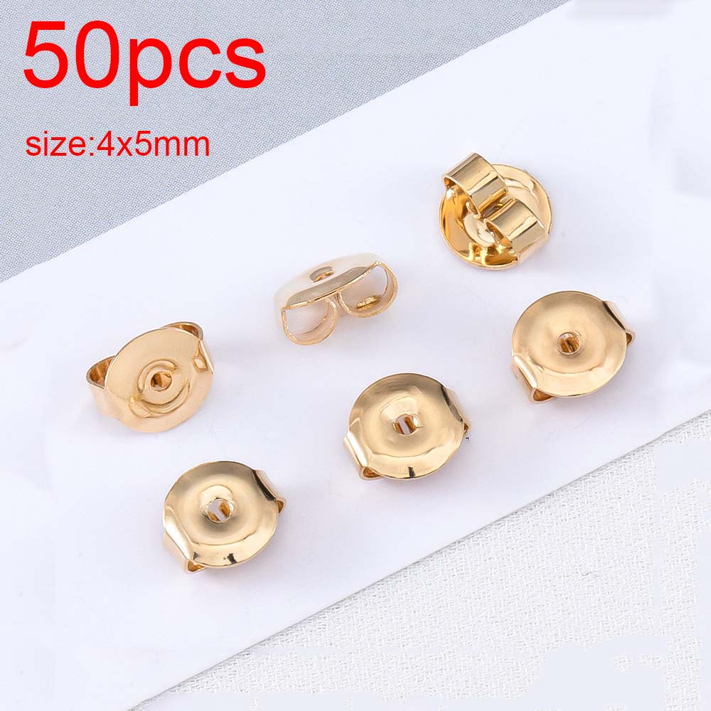 50pcs-1000pcs Soft Silicone Rubber Earring Back Stopper for Stud Earrings DIY Earring Findings Accessories Bullet Tube Ear Plugs