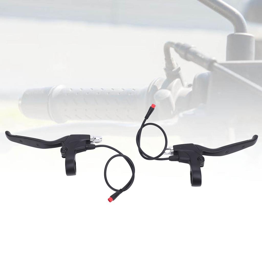 2PCS Brake Lever Handle Bar Grips for Electric Scooter Aluminum Alloy Water Resistant Connector Elec
