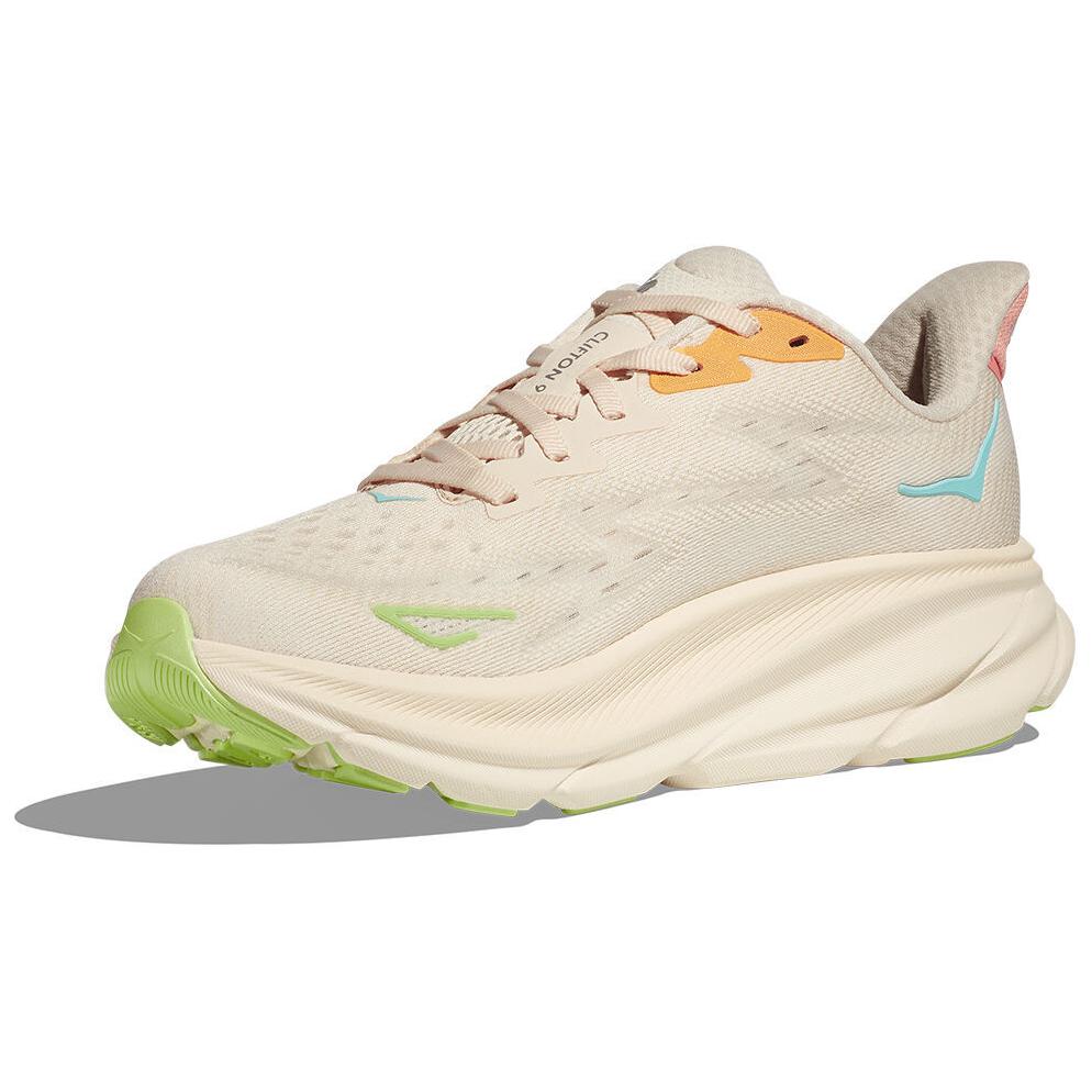HOKA  Clifton 9 Wide Vanilla Astral Women Sneakers Cream 1132211-VLS