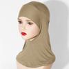 Women Headscarf Hat Solid Color Ethnic Top Hat Comfortable Elastic