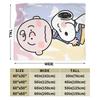 Snoopys Blankets Cartoon Manga Fuzzy Awesome Warm Throw Blankets for Home Autumn/Winter,