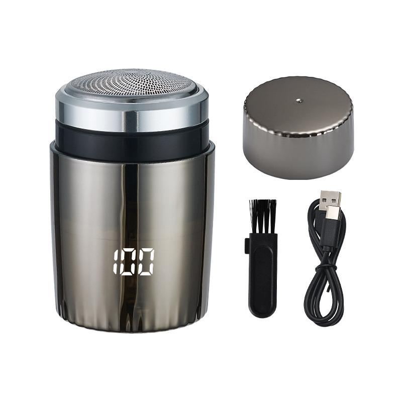 Usb Electric Shaver Rechargeable Waterproof Beard Trimmer Led Display Screen