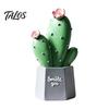Durable Resin Home Decor Cactus Figurines Ornament, Desktop Decor, Multi-size Set Geometric Planters Ornament for Office