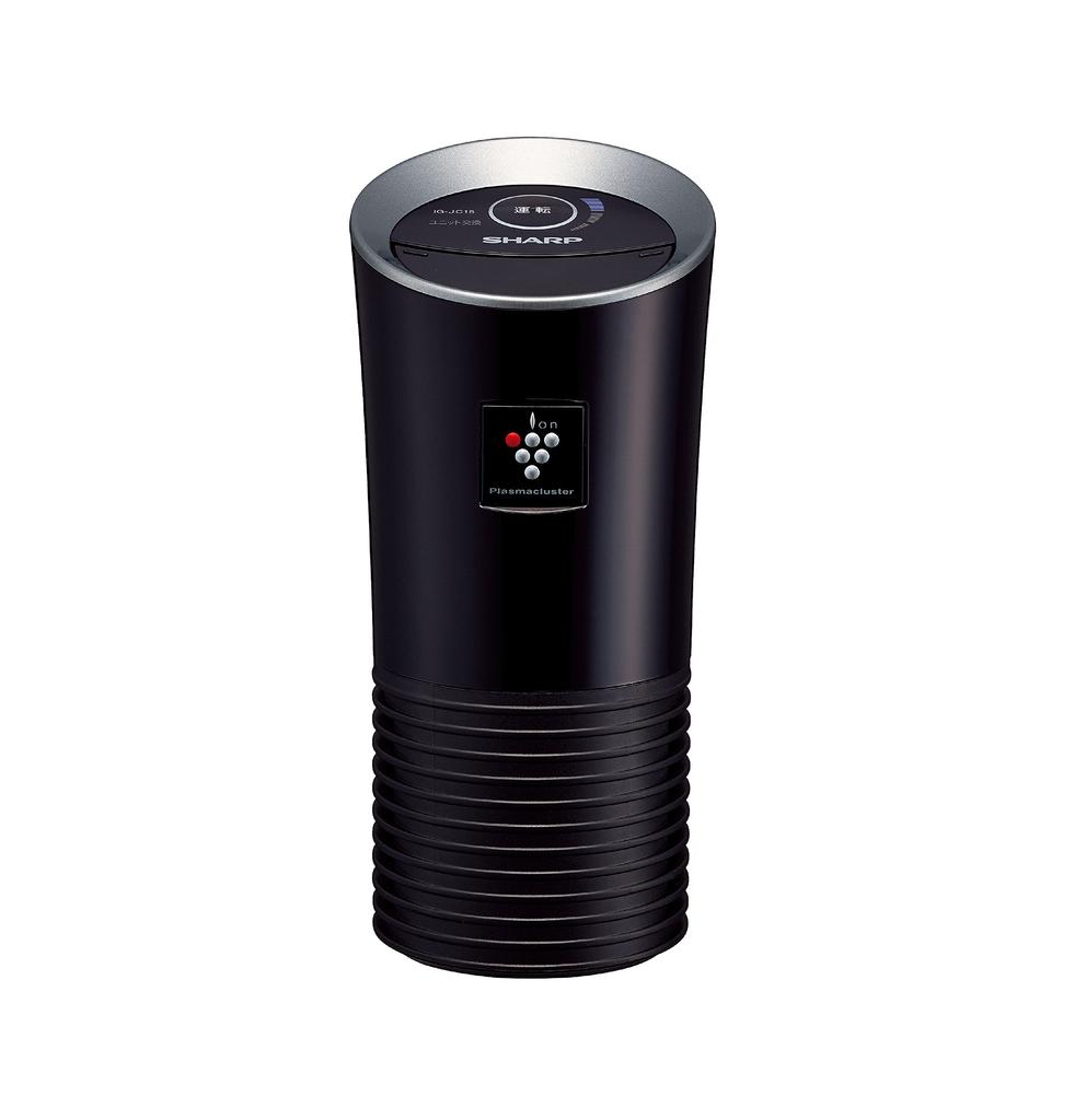 Sharp Plasmacluster 25000 In-Car Ion Generator, Cup Holder Type, Black, IG-JC15-B