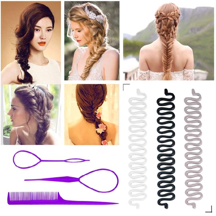 DIY Accessories Hair Modelling Tool Kit Magic Fast Spiral Hair Braid Braiding