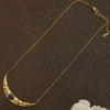 Simple Metal Necklace Elegant Crescent Necklace Personalized Vintage Choker  Gift