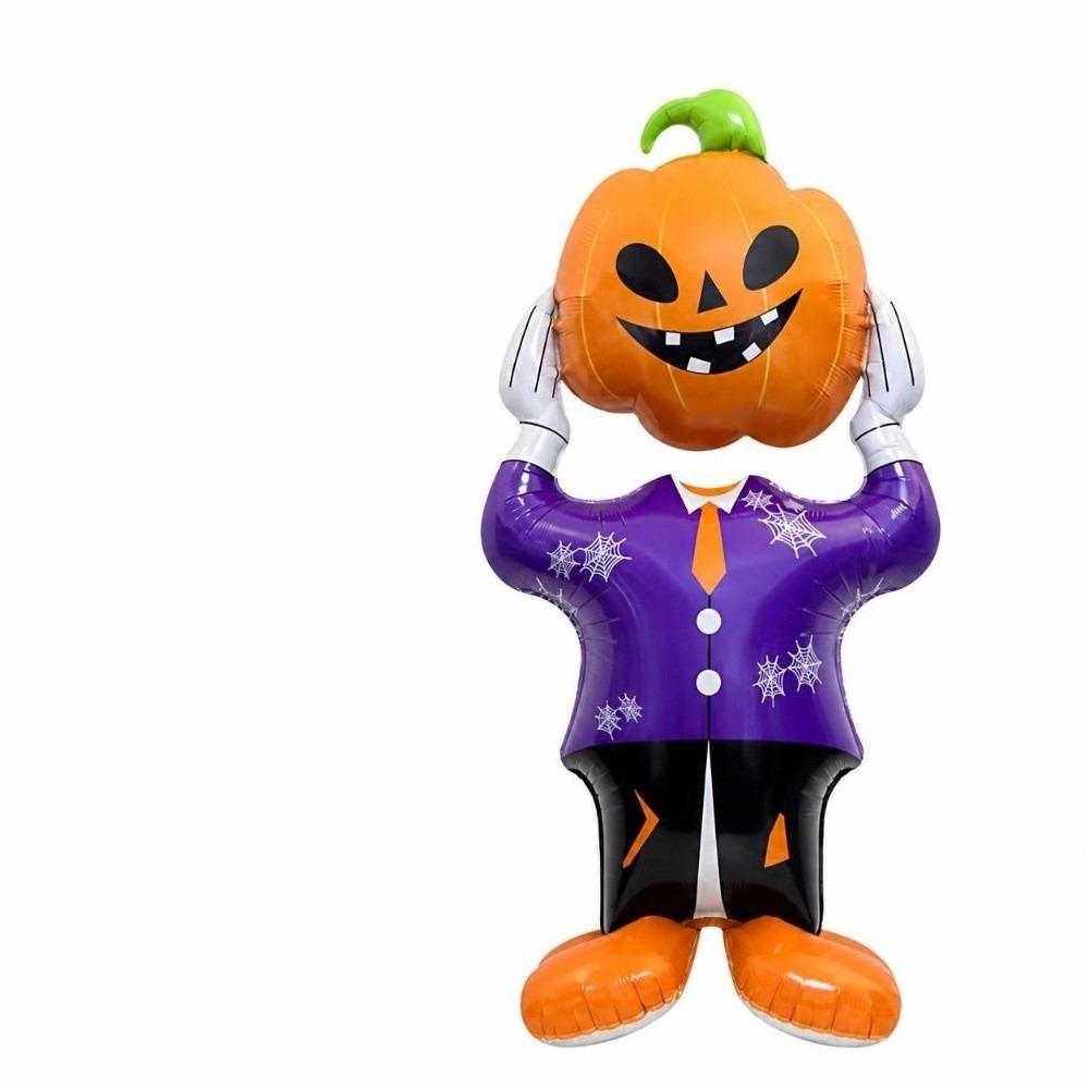 Skull Design Vertical Balloon Pumpkin Design Halloween Balloon  Halloween Party
