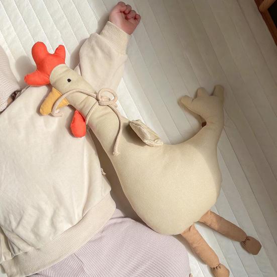 Skin-friendly Baby Plush Toy Comfortable PP Cotton Child Popular Goose Stuffed Toy Home Decor