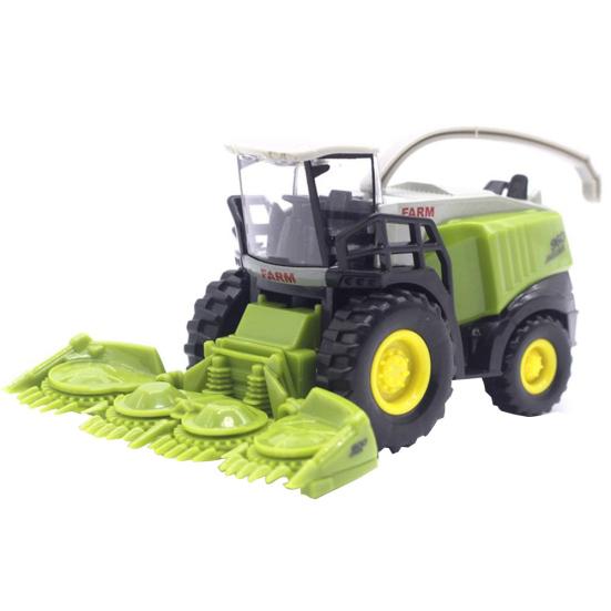 Mini 1/43 Agricultural Harvester Model Children Kids Alloy Car Toy Birthday Gift