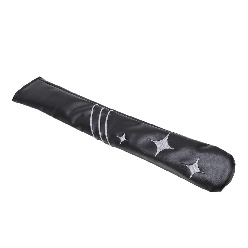 Alignment Stick Cover PU and Velvet Portable Alignment Rods Scratchproof Protector for Training Black