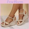 Summer Cross Strap Sandals For Women With Rubber Sole And Pu Upper For Casual Beach Wear
