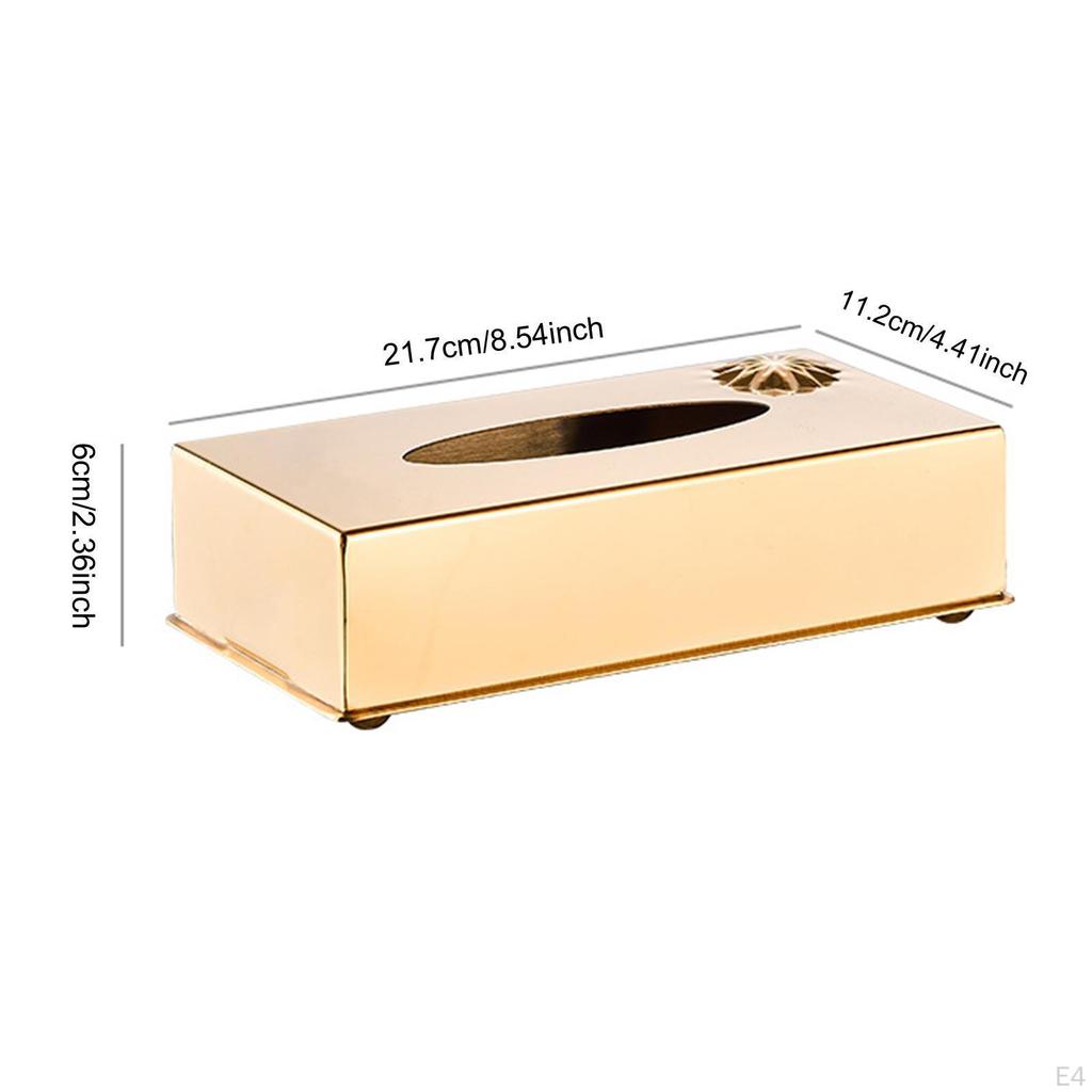 Badezimmer Toilettenpapierhalter Kosmetiktücher Fall Leichte Dekorbox für Wohnzimmer