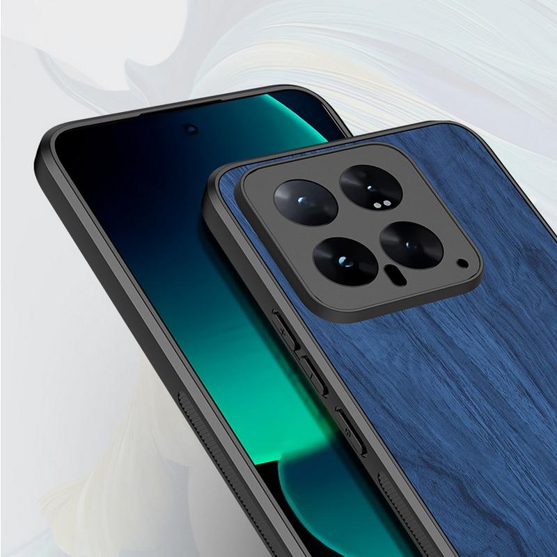 Luxury Leather Slim Phone Case For Xiaomi 14T Pro Poco X6 F6 M4 Pro Redmi Note 14 Pro+ 13 Shockproof Soft Bumper Cover