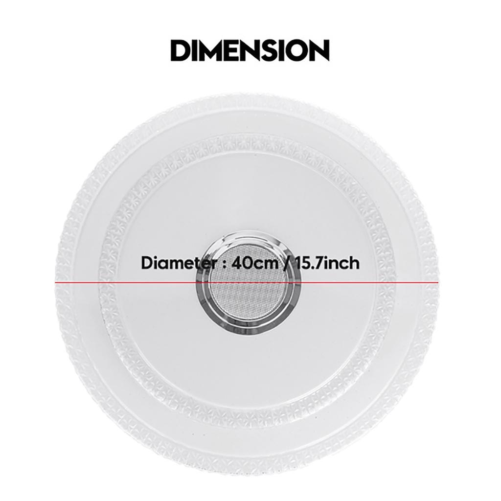 200W Nordic LED Ceiling Light Music Ceiling Lamp With bluetooth Speaker Cell Phone APP Control Dimmable Household Decor Light