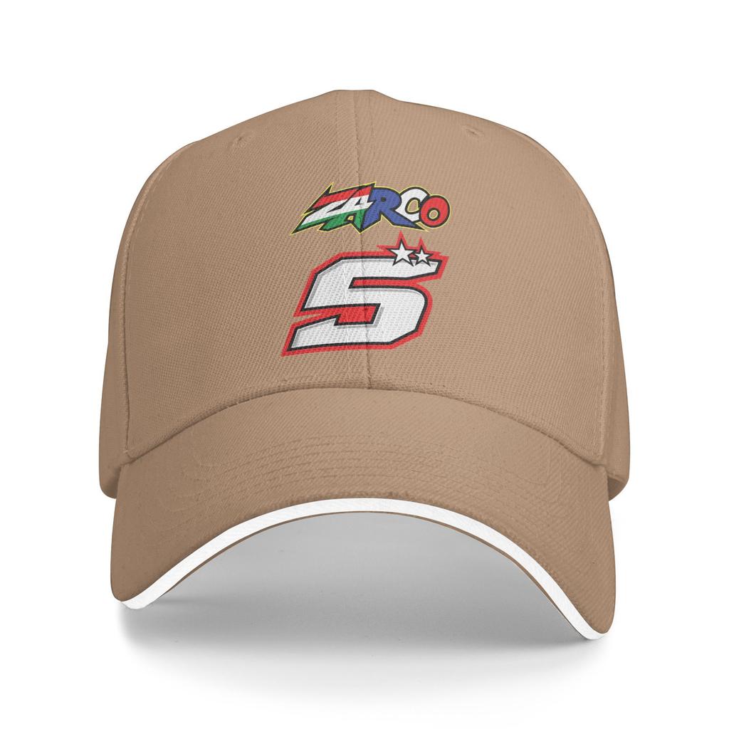 Summer 2025 No 5 Johann Zarco Moto Baseball Cap  Outdoor Gym Stylish Print Sun Hip Hop Hats Unisex-Teens High Quality Caps