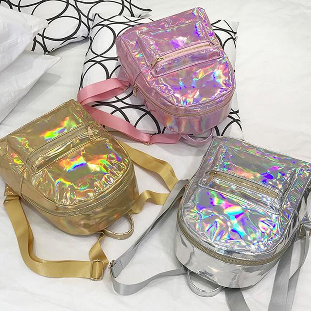 Luxurious Women's Backpack Shoulder Bag For School And Travel In Pu Leather