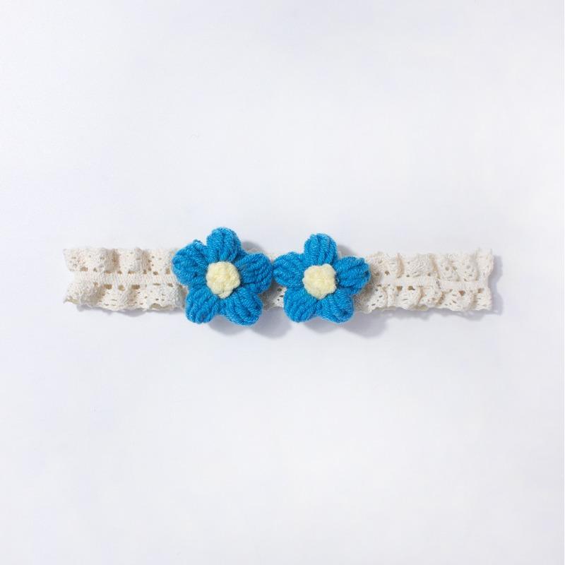 New lace baby headband, cute flower children's headscarf, thin soft baby hair accessories