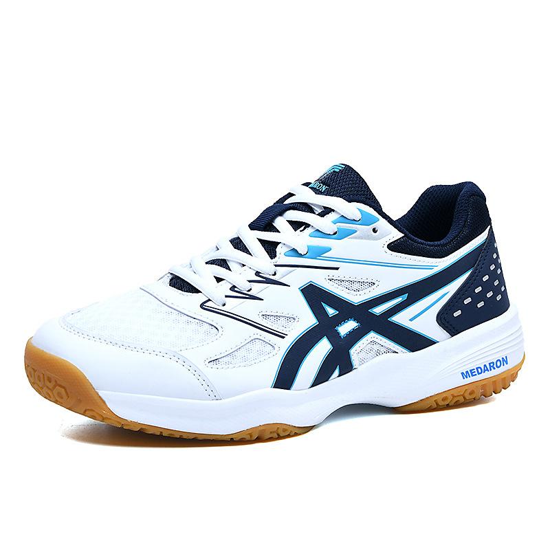 One piece 2025 sports shoes men's shoes badminton shoes breathable table tennis training shoes light and comfortable tennis shoes student