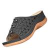 Womens Shoes Wedges Sandalias Hollow Out Solid Peep-toe Slippers