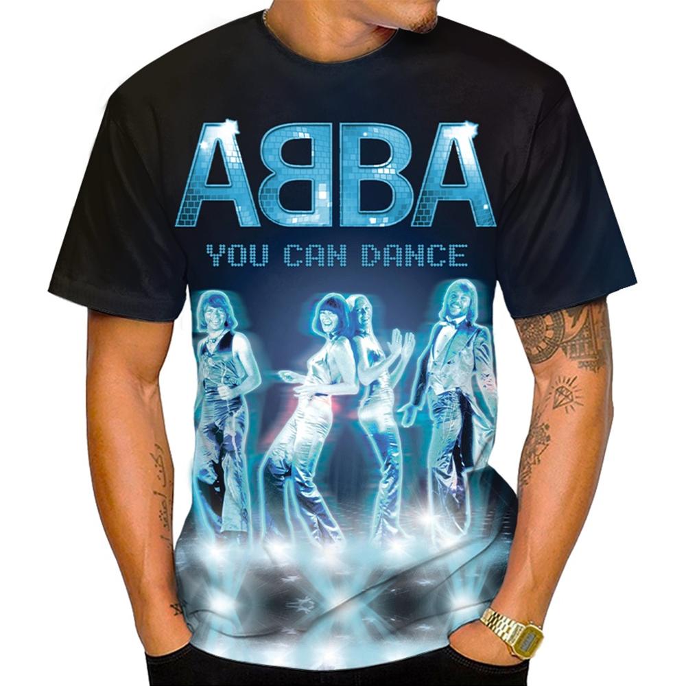 Moda Estiva Pop Band Creativa Stampa 3D Personalizzata Street Hip Hop Harajuku T-shirt