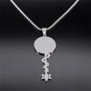 Hexe Hekate Rad Anhänger Halskette Edelstahl Wicca Magisches Symbol Hecate Schlange Schlüsselanhänger Damen Schmuck