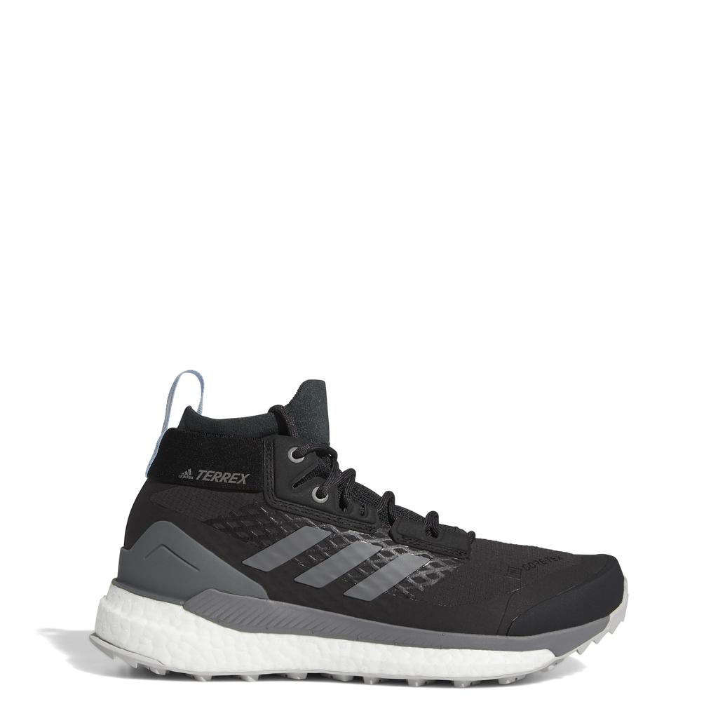 Adidas Terrex Free Hiker GTX Hiking Blue Size Cm Shoes, DUY69, Women's, Carbon/Grey Four/Glow (G28464), 24.0