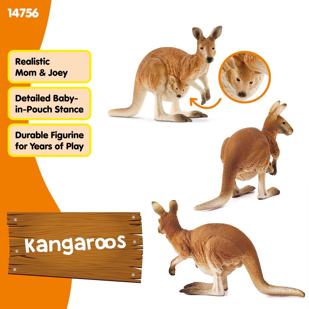 Schleich Wildlife Kangaroo Figure 14756