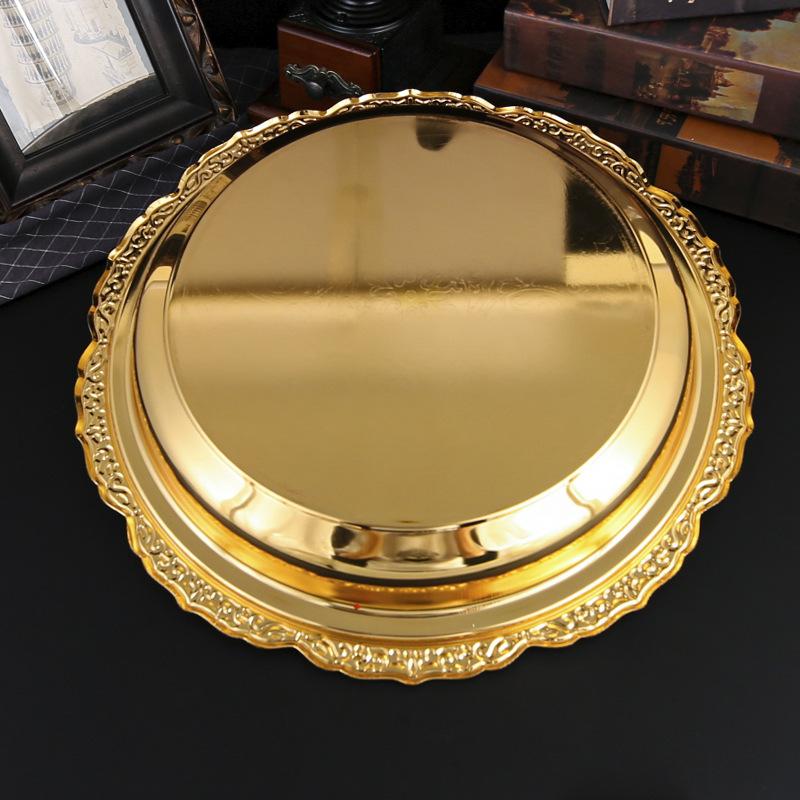 Xinjiang large plate chicken plate features round shape with lid metal plated metal plate flat bottom dry pan round plate
