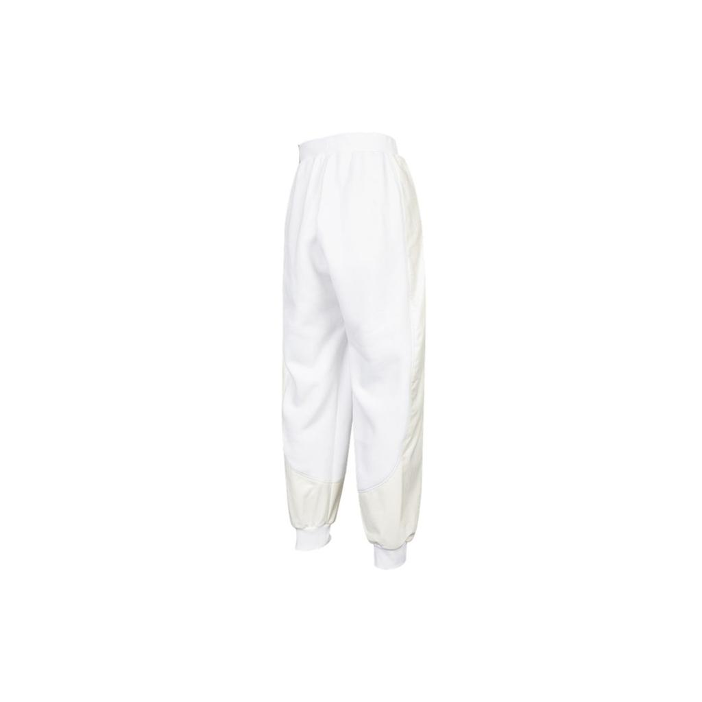 Nike Casual Cuffed Fleece-Lined Knit Pants Women Bottoms White DD5130-100