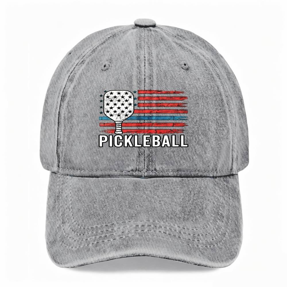 Pickleball Sport Dad Hat Pickleball Lover Unisex Vintage Washed Baseball Cap One Size