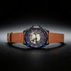 Men'S Watch Casual Belt Quartz Watch Men'S Hollow Literal Personality Temperament Fashion Watch
