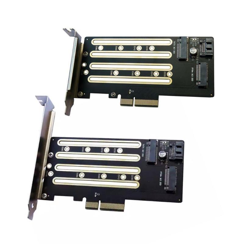 Karty rozszerzeń NVMe M.2 na kartę PCIe 4.0 x4 Adapter M.2 PCIE Kontroler hosta SSD NVMe Karta rozszerzeń dla komputera stacjonarnego