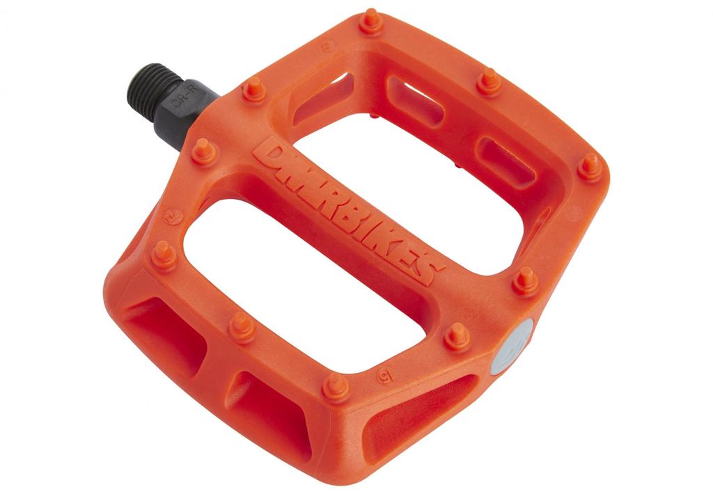 DMR (DMR) V6 PLASTIC PEDAL CRO-MO AXLE ORANGE