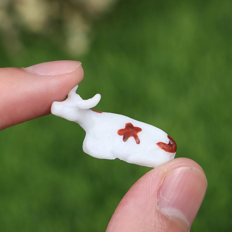 

Развивающие игрушки 10шт 1:87 масштаб DIY красочная модель коровы поезд макет модель строительство игрушки дети