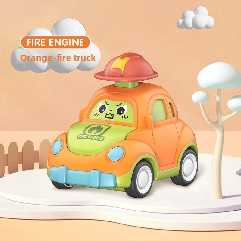 Kids Press And Release Toy Car With Plastic Material For Educational Play And Gift For Toddlers