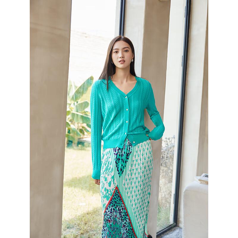 

Женский вязаный кардиган Goejyn из смеси лиоцелла с V-образным вырезом XXL