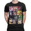 Herren T-Shirt Five Nights Horror FnAF Cool Reines Baumwoll-T-Shirt Kurzarm T-Shirts Rundhals Kleidung 6XL