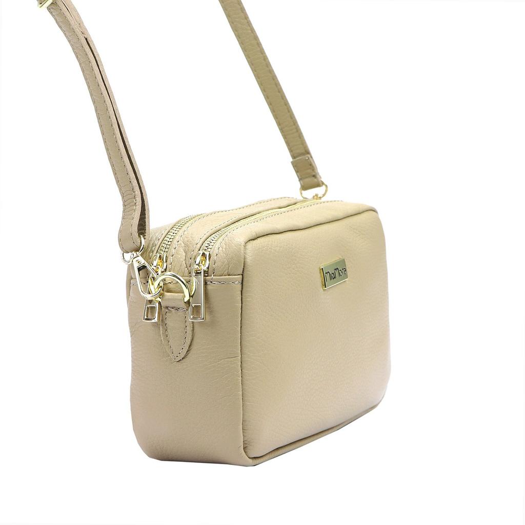 Skórzana miejska damska listonoszka od MiaMore