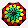 1PC Colorful Mandala Pattern Personality Umbrella with 8 Frames, Automatic Open, Durable Frame, Quality Craftsmanship yy250912073