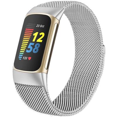Milanese halkası Fitbit charge 6 5 bant değiştirme charge6 bileklik paslanmaz çelik manyetik bilezik fitbit charge 5 Kayış