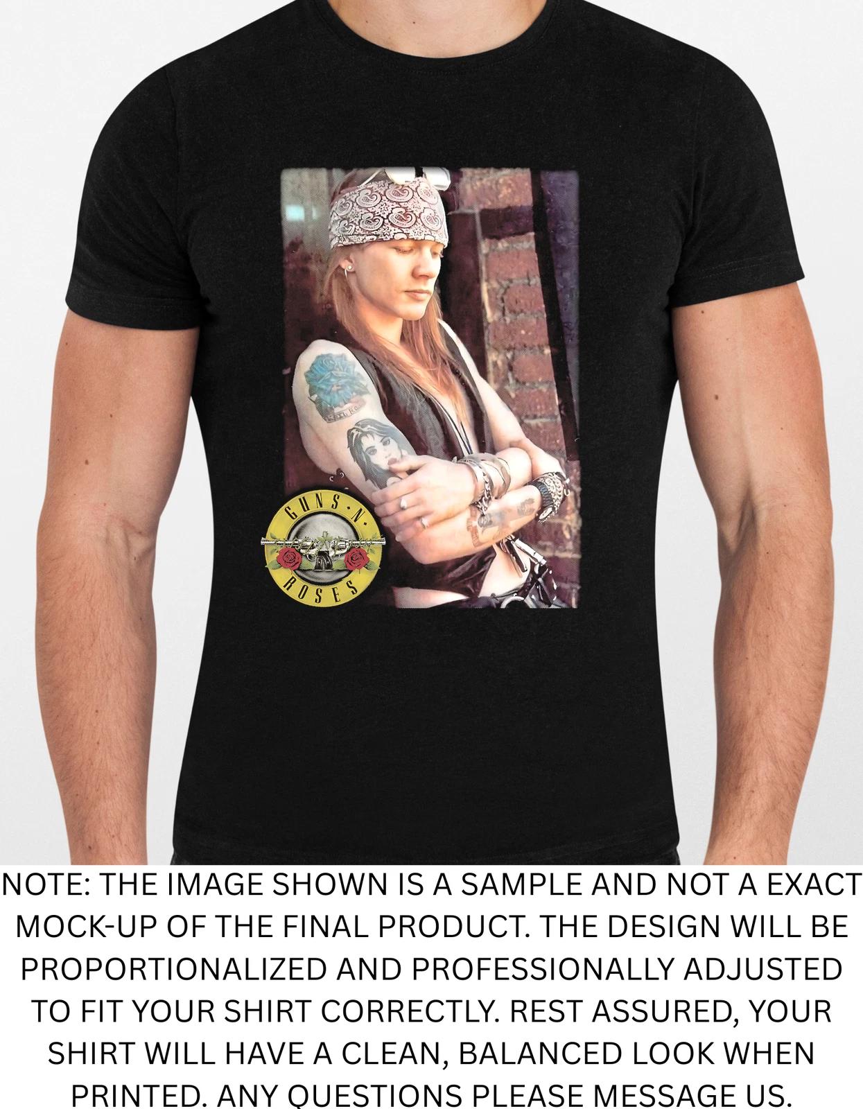 Men s and Women s T-shirts Axel Guns N Roses Graphic M