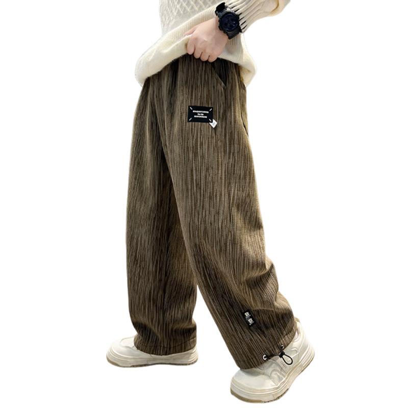 Boys’ Trousers: New Autumn/Winter Collection – Casual Trousers for Older Children, Children’s Straight-Leg Trousers, Corduroy Trousers