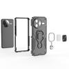 For Xiaomi Redmi K80 Pro 5G/Poco F7 Ultra 5G Case Rotatable Ring Kickstand PC + TPU Shockproof Phone Cover