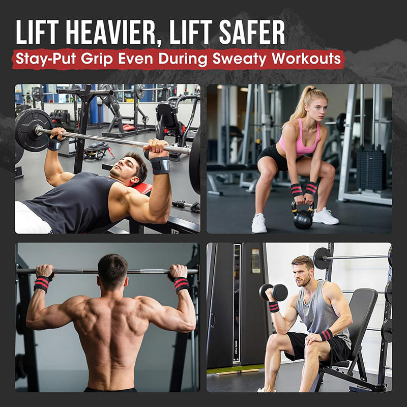 1PC Stripe Elastic Compression Sports Wristband Sweatband Adjustable Breathable Support Wrap for Gym Workout Tennis Weightlifting