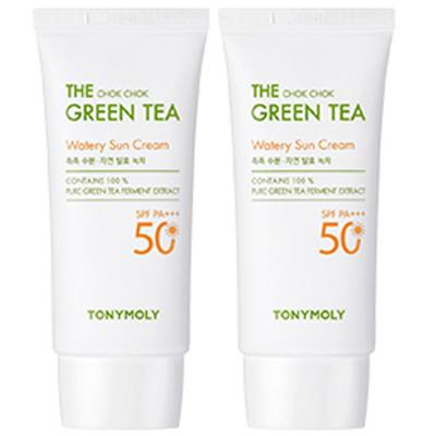 Tony Moly The Moist Green Tea Moisture Sun Cream SPF50+ PA+++, 50ml, 2 Units