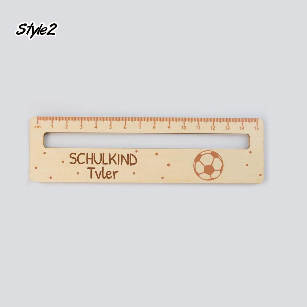 Custom Cartoon Ruler With Name, Personalized Reading Aid Ruler For Daily Learning And Desk Decor,
