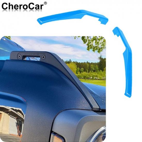 

2PCS Front Hood Hinge Trim Cover Fit For Ford Bronco -2025 Accessories Blue