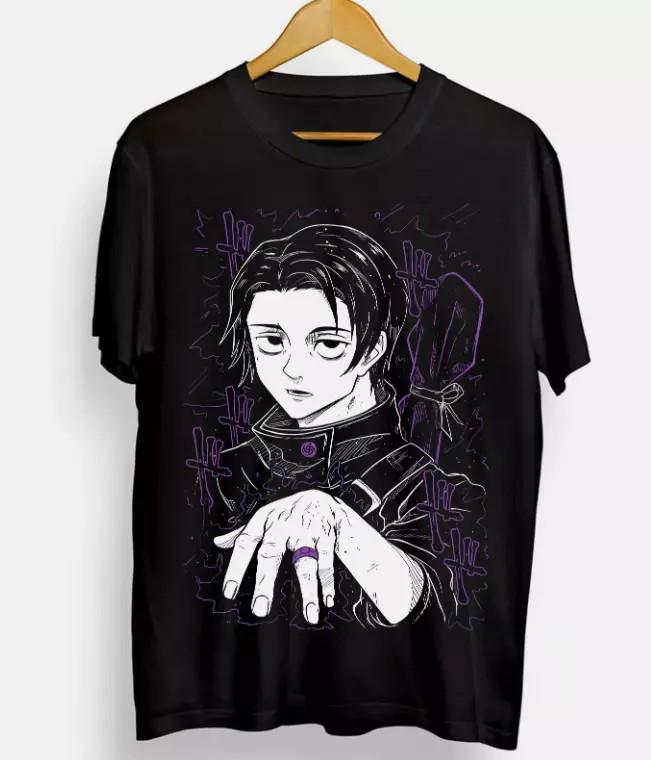 

Anime Okkotsu Jujutsu Kaisen Satoru Black Tee Unisex T-Shirt XXXXL