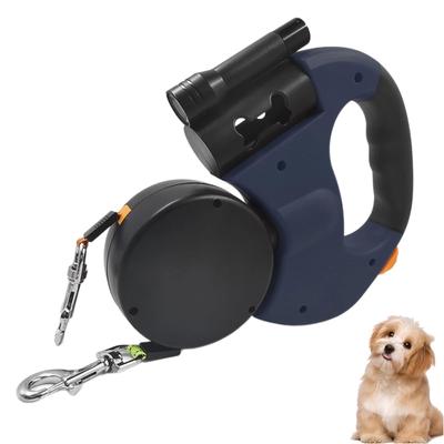 Itisyou 2-Pet Dog Lead, Retractable Dog Lead with Light, Portable, for Walking, Suitable for Large, Medium, and Small Dogs, Automatic Winding