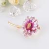 Women Brooch Gradient Enamel Flower Design Brooch Suit Lapel Sweater Dress Coat Badge Weddings Parties Daily Wear